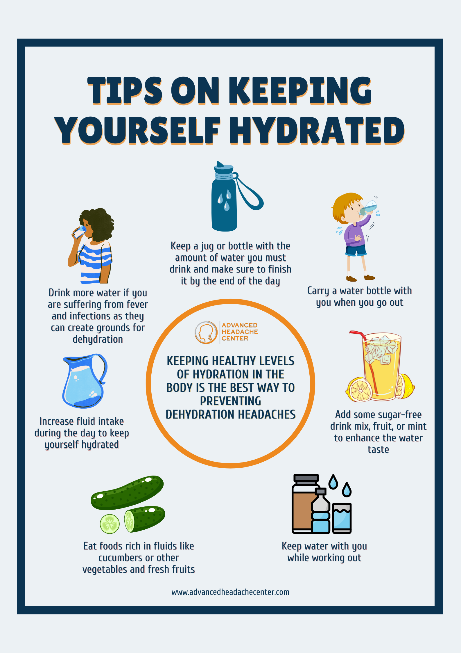 Tips on keeping yourself hydrated