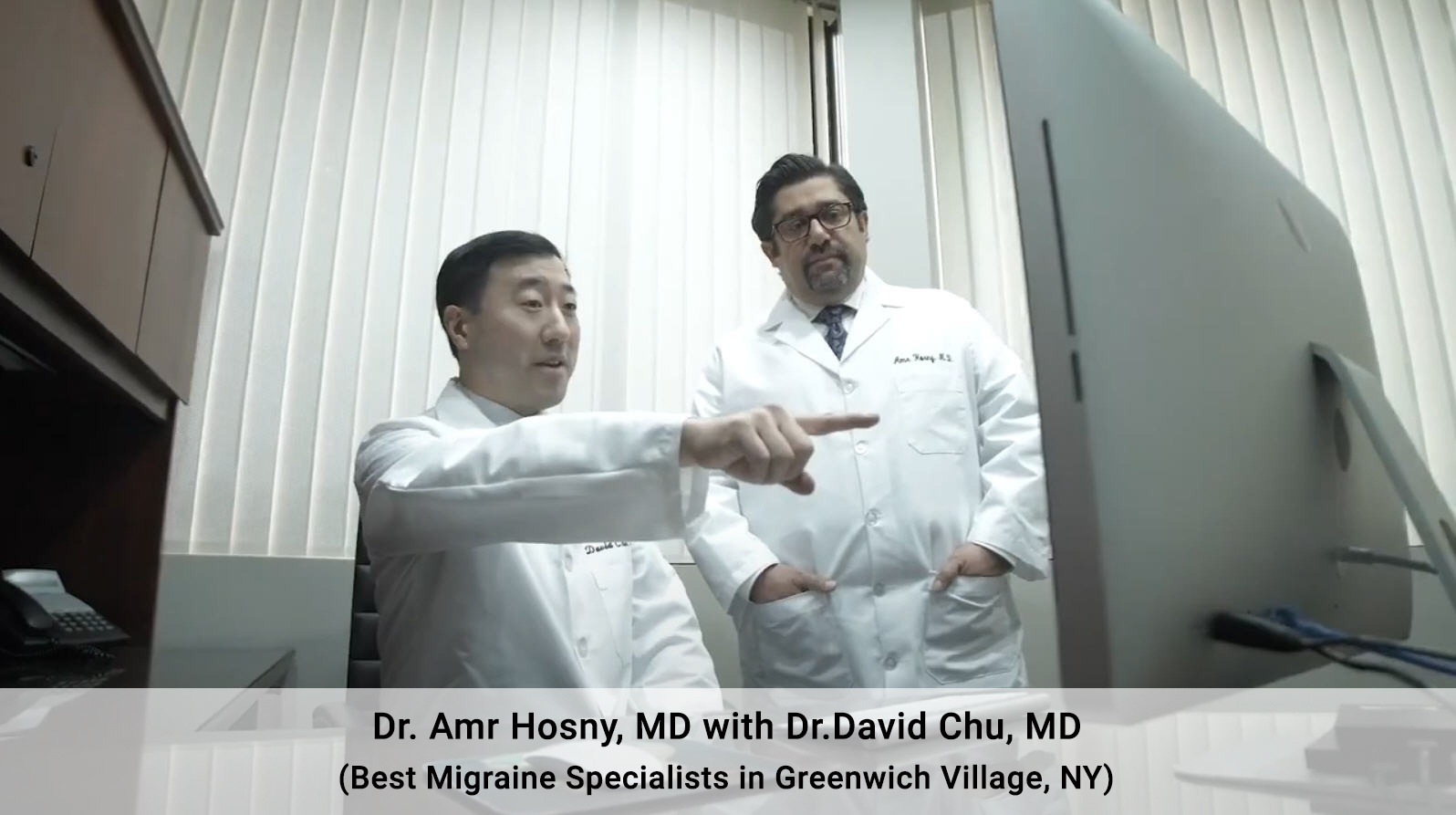 Dr. Amr Hosny with Dr. David Chu